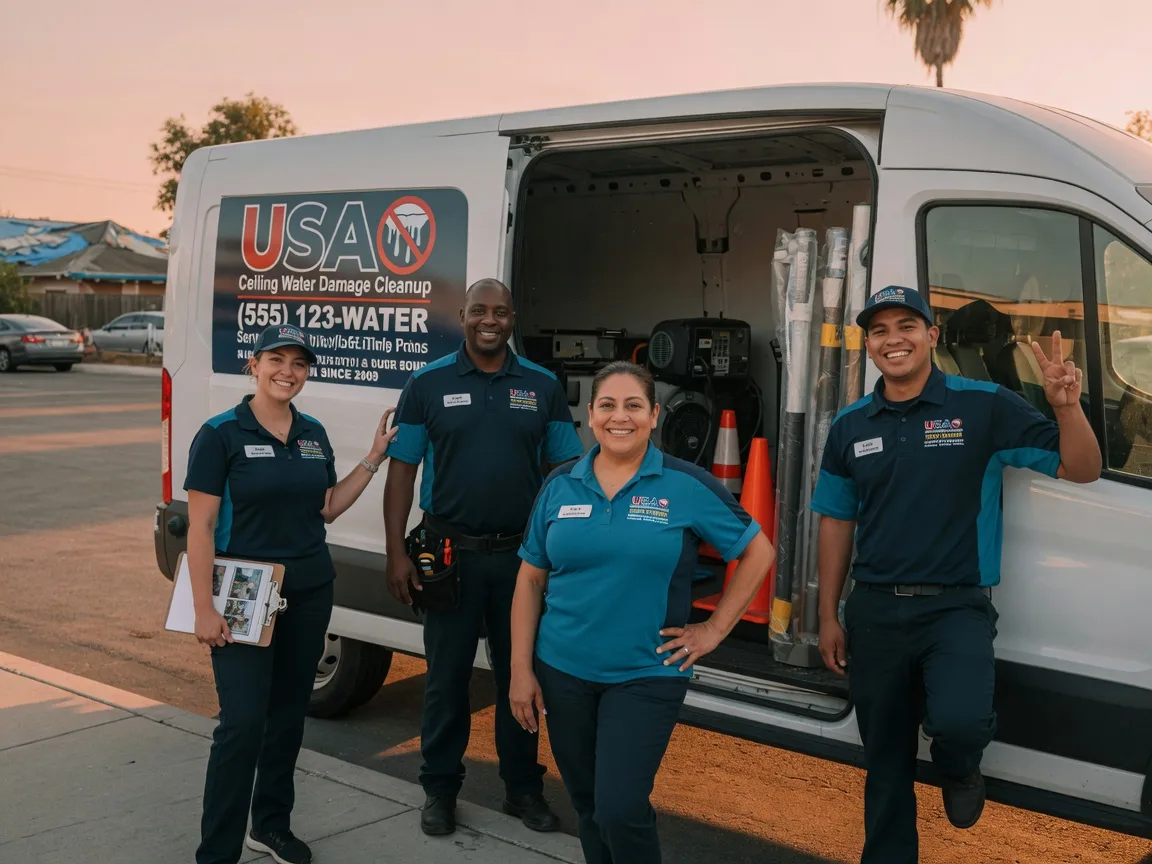 Ceiling Water Damage Restoration company in Perkins, OK